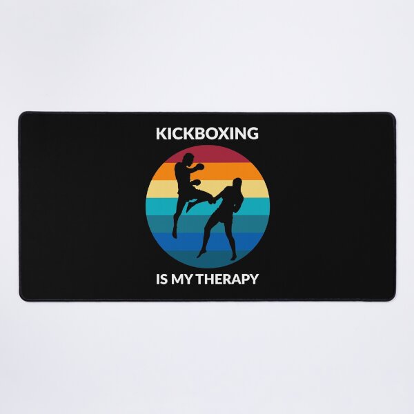 Item preview, Kickboxing Is My Therapy Retro Vintage Sparring  designed and sold by ojdart.