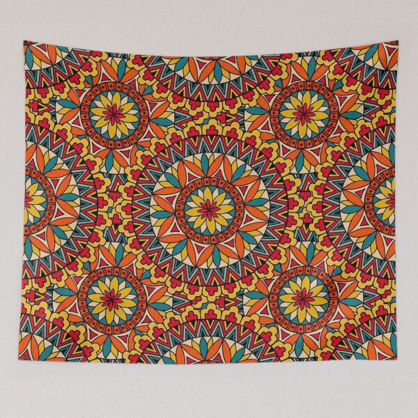 Item preview, Abstract mosaic tile pattern designed and sold by TheSkullArmy.
