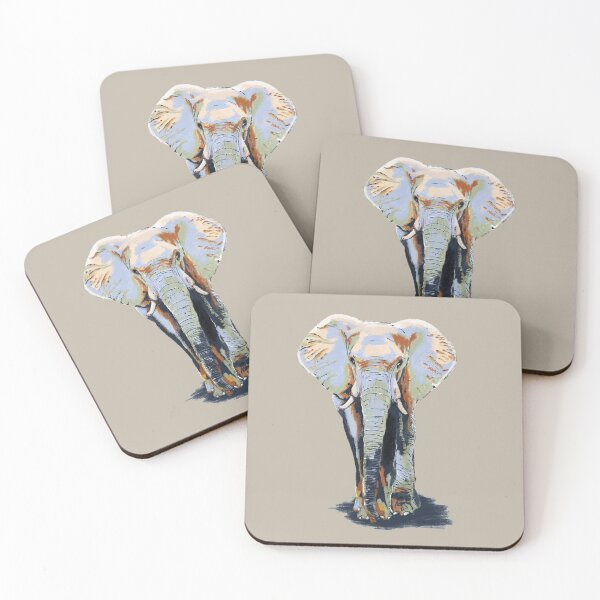 Item preview, Colourful african elephant designed and sold by StudioCarper.