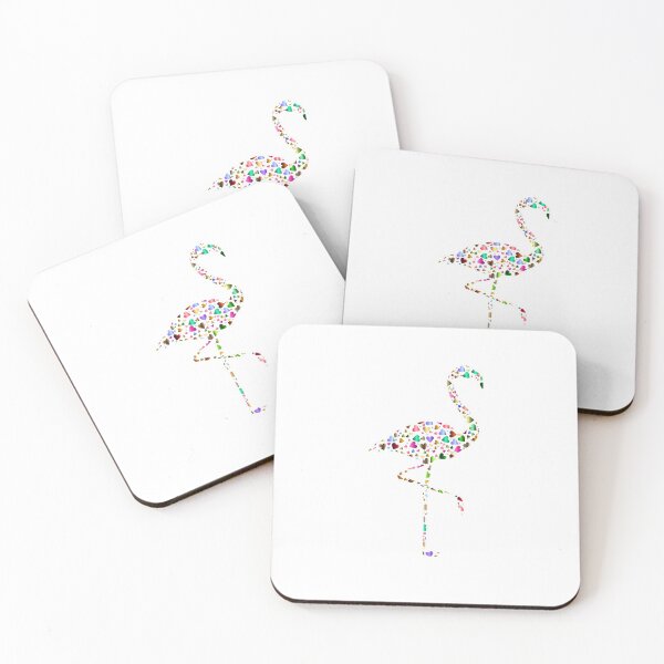 Item preview, Flamingo Colorful Heart designed and sold by WendaxStreet.
