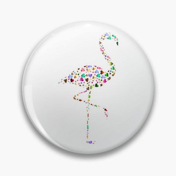 Item preview, Flamingo Colorful Heart designed and sold by WendaxStreet.