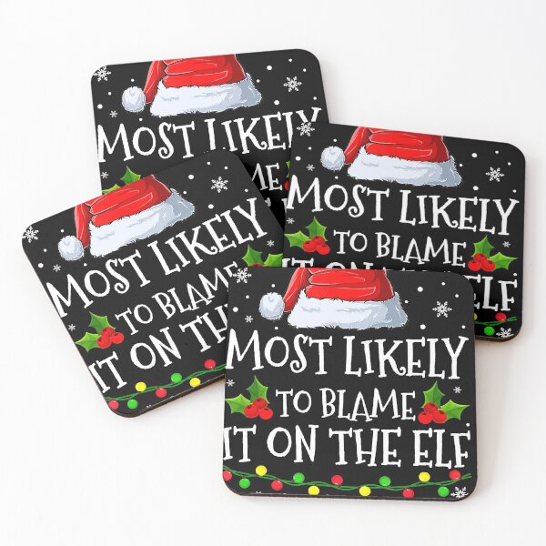 Item preview, Most Likely To Blame it on the Elf Family Matching Christmas designed and sold by SethFrancis37.