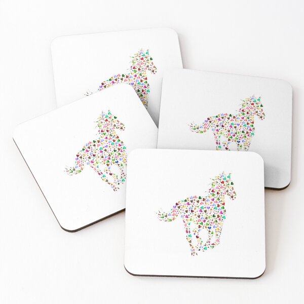 Item preview, Horse Colorful Heart designed and sold by WendaxStreet.