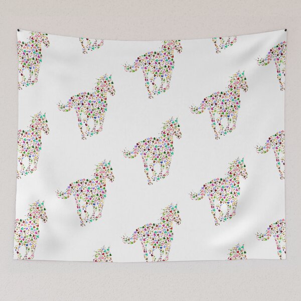 Item preview, Horse Colorful Heart designed and sold by WendaxStreet.