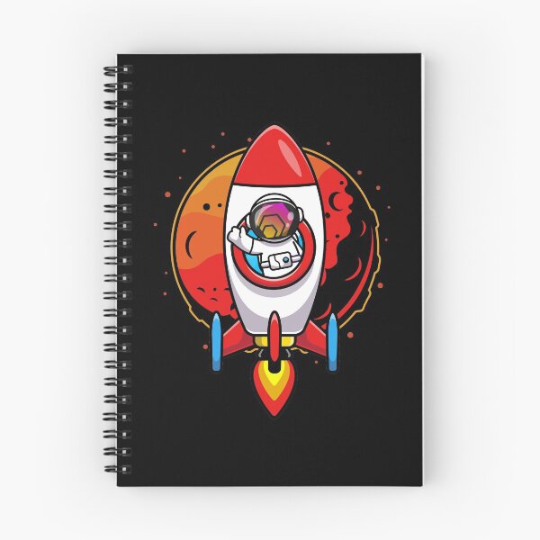 Item preview, Astronaut Rocket HEX Coin To The Moon HEX Crypto Token Blockchain Cryptocurrency Wallet designed and sold by JaxonBrown.