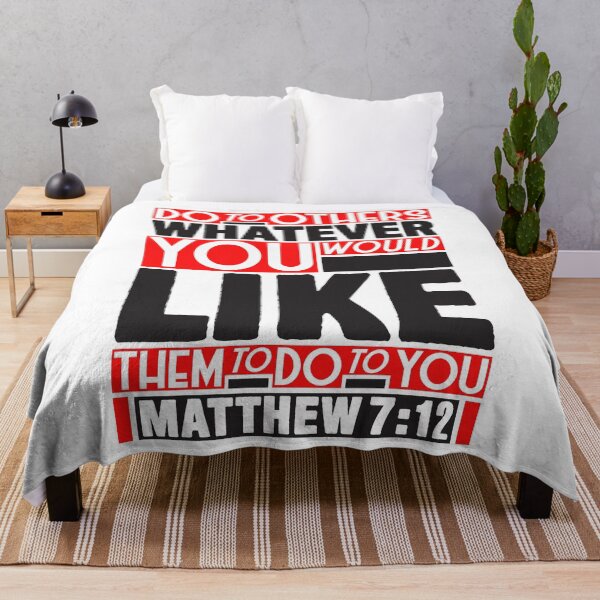 Item preview, Matthew 7:12 Whatever designed and sold by plushism.