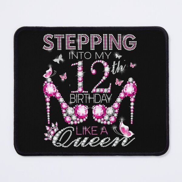 Item preview, Stepping Into My 12th Birthday Like A queen 12th birthday Gift Birthday boss Stepping Into My Birthday gift Like A Boss designed and sold by jojocat90.