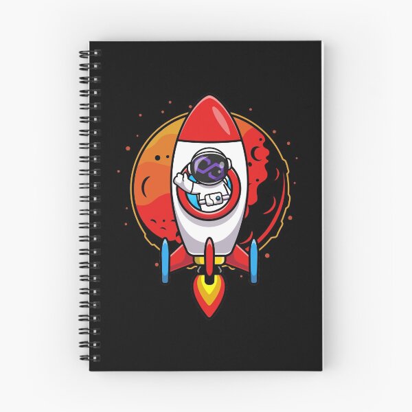 Item preview, Astronaut Rocket Polygon Matic Coin To The Moon Crypto Token Blockchain Cryptocurrency Wallet designed and sold by JaxonBrown.