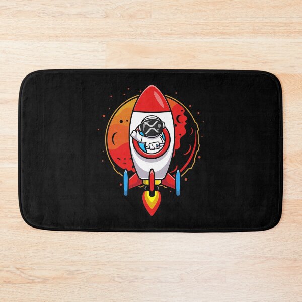 Item preview, Astronaut Rocket Ripple XRP Coin To The Moon Crypto Token Blockchain Cryptocurrency Wallet designed and sold by JaxonBrown.