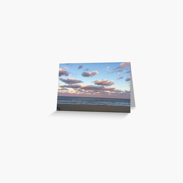 “Pink Clouds - Virginia Beach” Greeting Card
