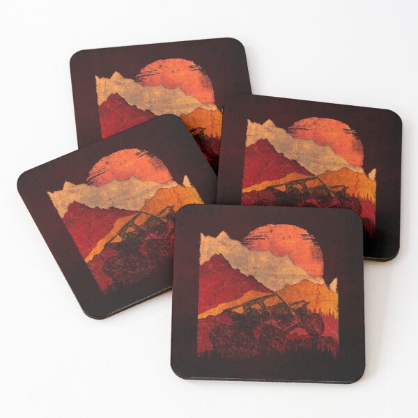 Item preview, Offroad Red Mountains designed and sold by tabemisa.