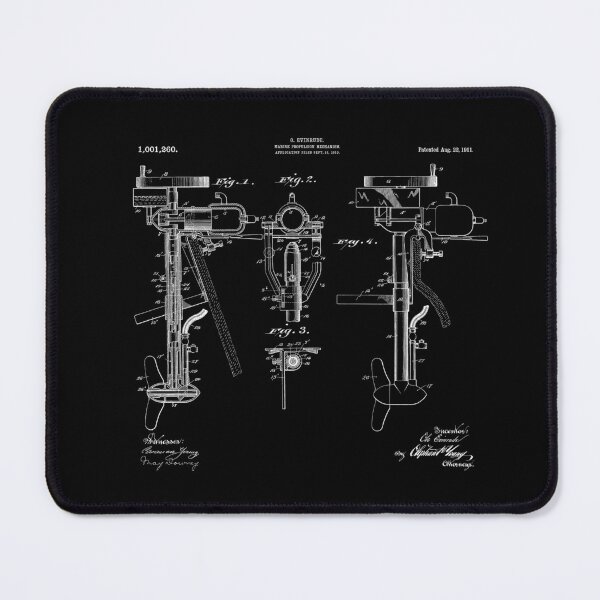Item preview, Boat Motor Patent 1911 designed and sold by LadyMay Vintage.