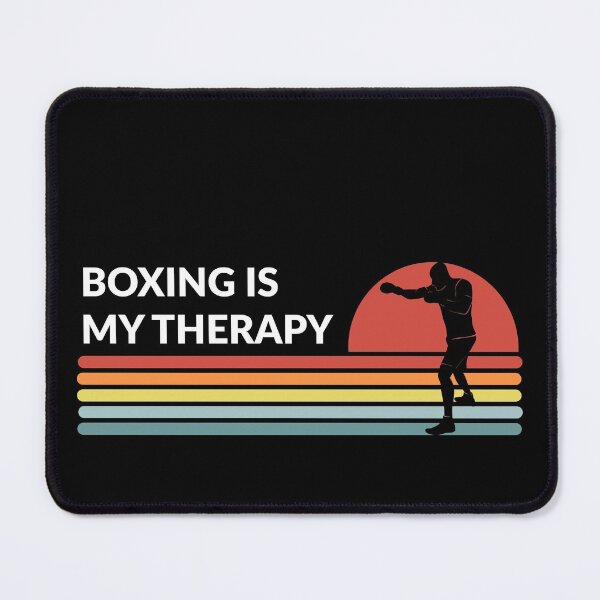 Item preview, Boxing Is My Therapy Retro Vintage  designed and sold by ojdart.