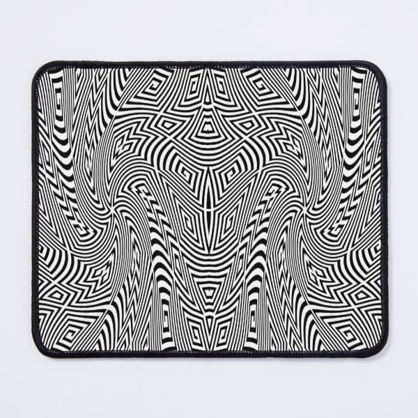 Psychedelic Hypnotic Visual Illusion Mouse Pad