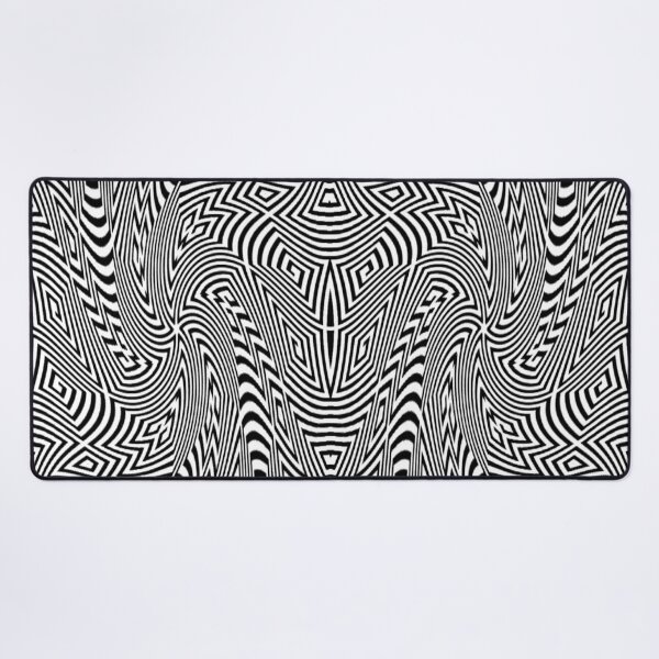 Psychedelic Hypnotic Visual Illusion Desk Mat