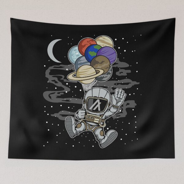 Item preview, Astronaut Waving Algorand ALGO Coin To The Moon Crypto Token Blockchain Cryptocurrency Wallet designed and sold by JaxonBrown.