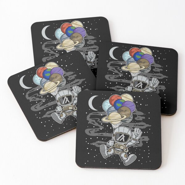Item preview, Astronaut Waving Algorand ALGO Coin To The Moon Crypto Token Blockchain Cryptocurrency Wallet designed and sold by JaxonBrown.