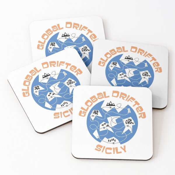 Item preview, Sicily Global Drifter designed and sold by designkitsch.