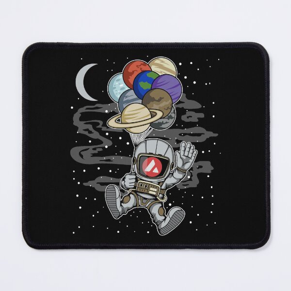 Item preview, Astronaut Waving Avalanche Avax Coin To The Moon Crypto Token Blockchain Cryptocurrency Wallet designed and sold by JaxonBrown.