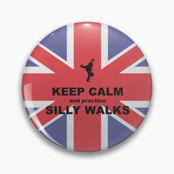 Item preview, Keep calm and practice silly walks designed and sold by Exilant.