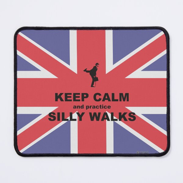 Item preview, Keep calm and practice silly walks designed and sold by Exilant.