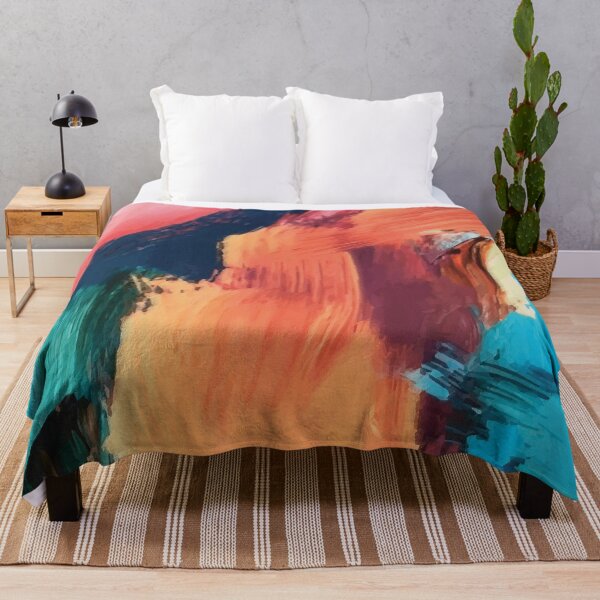 Item preview, Brush strokes abstract orange designed and sold by Abbara.