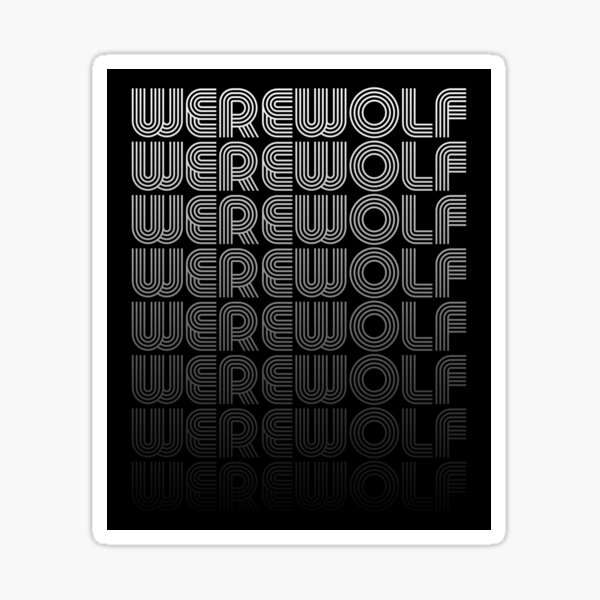 Item preview, Vintage Werewolf Lycanthrope Lycanthropy designed and sold by TheAplus.