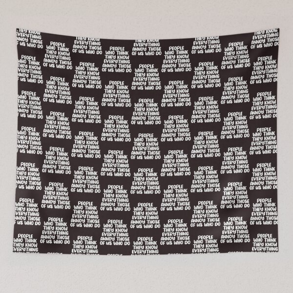 Item preview, People Who Think The Know Adult Humor Graphic Novelty Sarcastic Funny   designed and sold by Toskydesign.