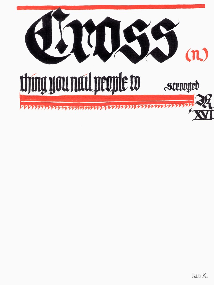 Thumbnail 7 of 7, Classic T-Shirt, Cross, noun designed and sold by Summer1980.