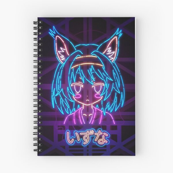 Item preview, The Anime Fox Girl Neon Art designed and sold by Vectorheroes.