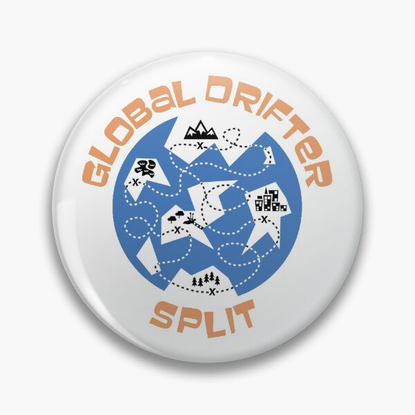 Item preview, Split Global Drifter designed and sold by designkitsch.