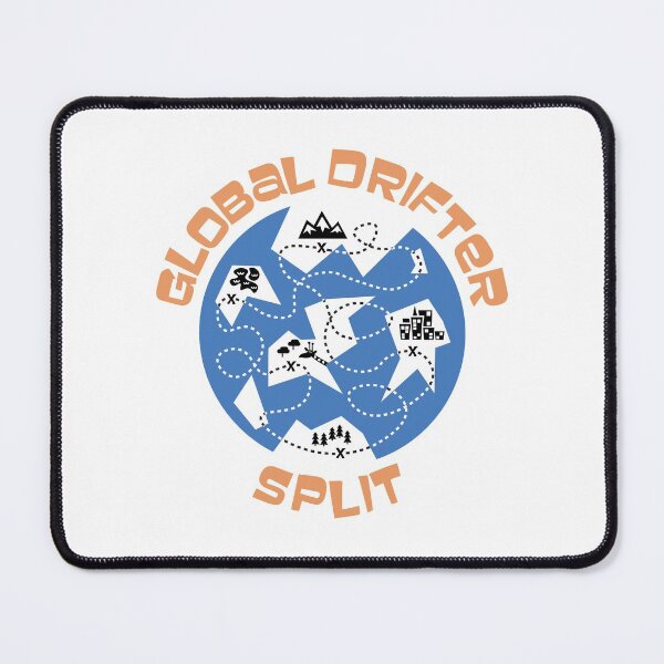 Item preview, Split Global Drifter designed and sold by designkitsch.