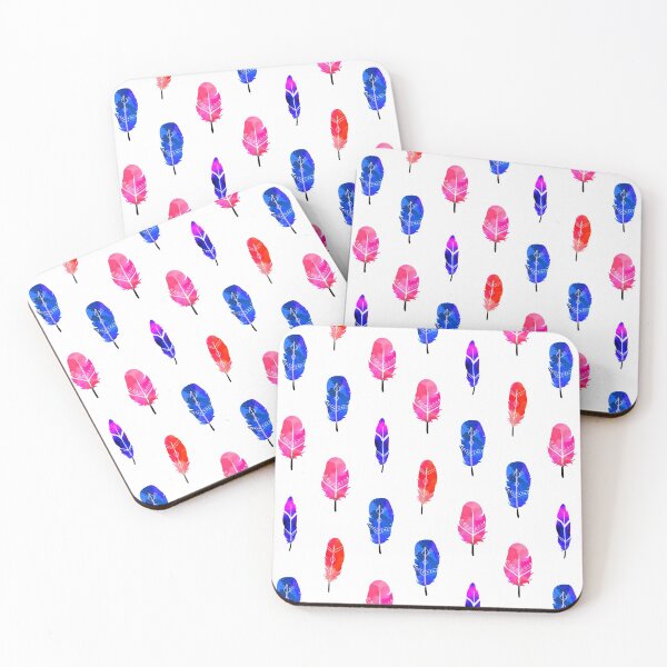 Item preview, Watercolor Feathers Pattern T-Shirt designed and sold by Uday24.