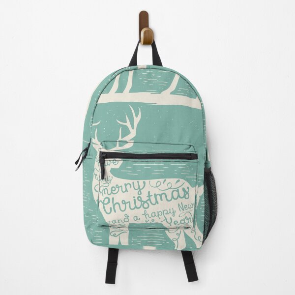 Item preview, Have a very Merry Christmas and a Happy New Year | Randeer in green background designed and sold by I'm Redz.