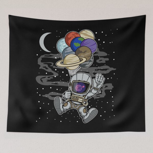 Item preview, Astronaut Waving Evergrow EGC Coin To The Moon Crypto Token Blockchain Cryptocurrency Wallet designed and sold by JaxonBrown.