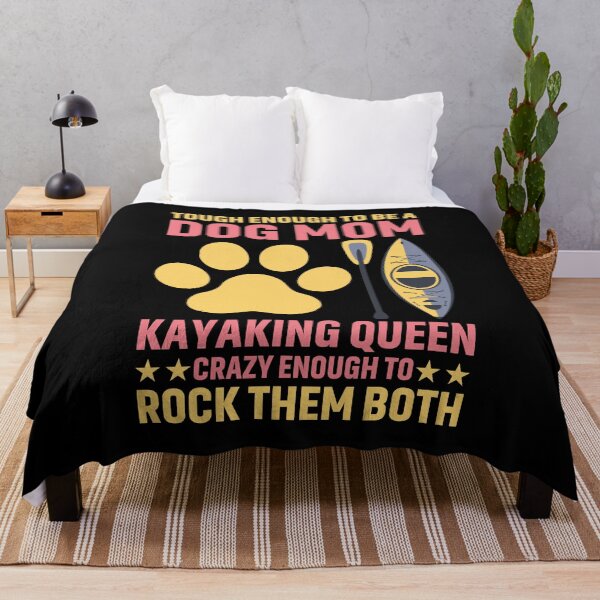 Item preview, I love kayaking and I'm a dog mom I rock them both rowing I love kayaking and I'm a dog mom I rock them both designed and sold by jojocat90.
