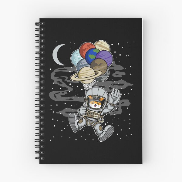 Artikelvorschau, Astronaut winkt Floki Inu Münze zum Mond Floki Army Crypto Token Blockchain Cryptocurrency Wallet entworfen und verkauft von JaxonBrown.