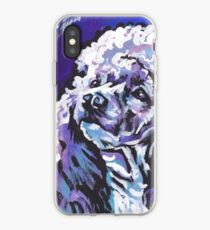 Poodle Dog Bright colorful pop dog art iPhone Case