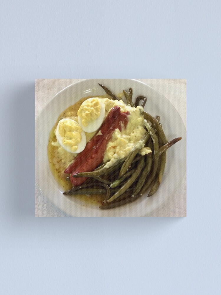 Thumbnail 2 of 3, Canvas Print, “Nourish Yourself”~ from ‘She Likes to Cook’ designed and sold by CarmelArtist.