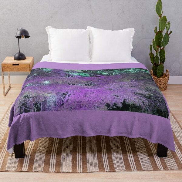 Item preview, Purple Violet Fantasy Evergreen Tree Branch designed and sold by JariHawk.
