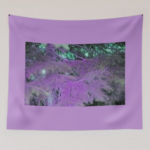 Item preview, Purple Violet Fantasy Evergreen Tree Branch designed and sold by JariHawk.