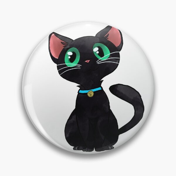 Item preview, The cute black cat by princessane designed and sold by Montse Martí L..