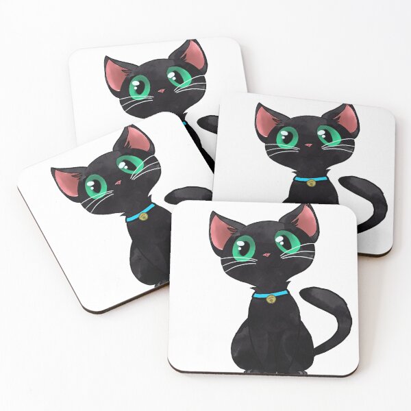 Item preview, The cute black cat by princessane designed and sold by Montse Martí L..