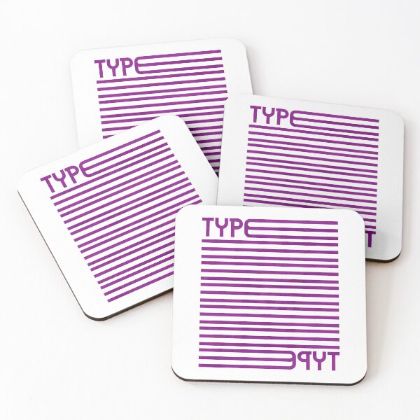 Item preview, Type Stripes (Purple) designed and sold by John Uttley.