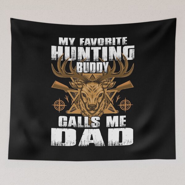 Item preview, My favorite hunting body calls me dad deer hunting hunter American deer hunting apparel hunter graphic flag designed and sold by jojocat90.