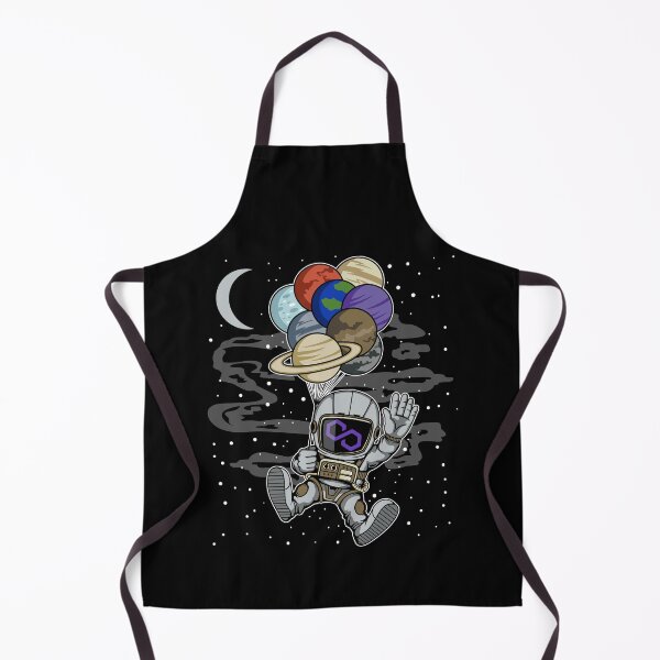 Item preview, Astronaut Waving Polygon Matic Coin To The Moon Crypto Token Blockchain Cryptocurrency Wallet designed and sold by JaxonBrown.