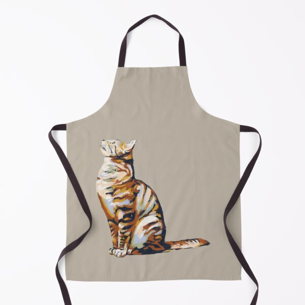 Item preview, Colourful and curious cat looking up designed and sold by StudioCarper.