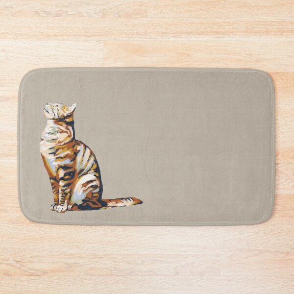 Item preview, Colourful and curious cat looking up designed and sold by StudioCarper.