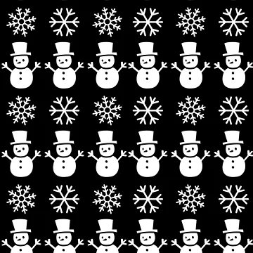 Artwork thumbnail, Snowman Pattern by FNStuff