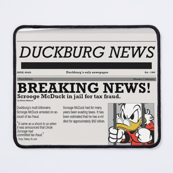 Item preview, Scrooge McDuck - Tax Fraud designed and sold by Maltebk1311.